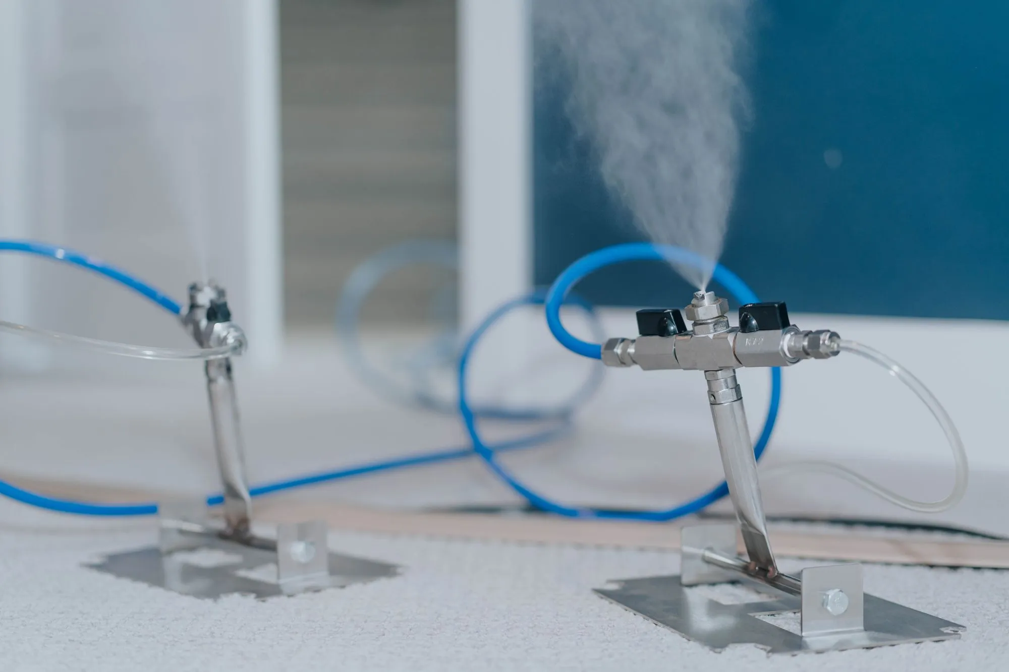 VaPURE™ vapor treatment in progress